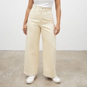 Kowtow Sailor Jeans in Ecru